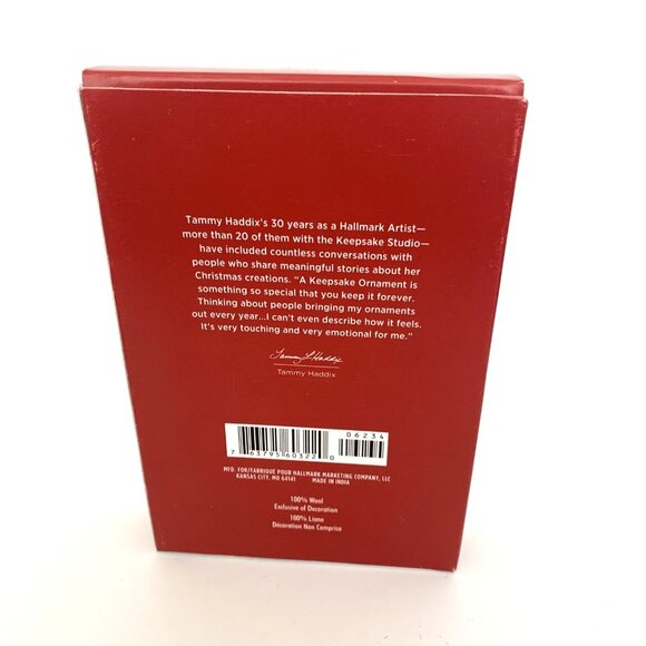 Hallmark Keepsake Miniature Wool Snowflake Tree Topper 5.5" Christmas Ornament - Picture 9 of 12